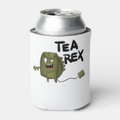 茶レックス、おもしろい恐竜 缶クーラー (缶正面)