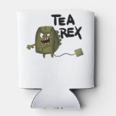 茶レックス、おもしろい恐竜 缶クーラー (裏面)