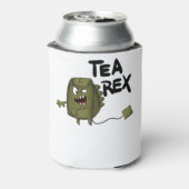 茶レックス、おもしろい恐竜 缶クーラー (缶裏面)