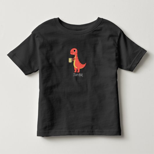 茶レックス トドラーTシャツ (正面)