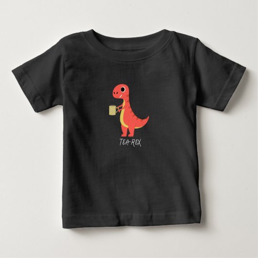 茶レックス ベビーTシャツ (正面)