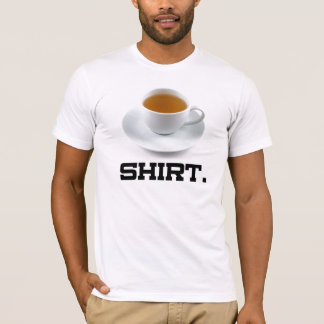 茶ワイシャツのTシャツ Tシャツ