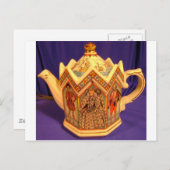 茶ワイシャツ ポストカード (正面/裏面)