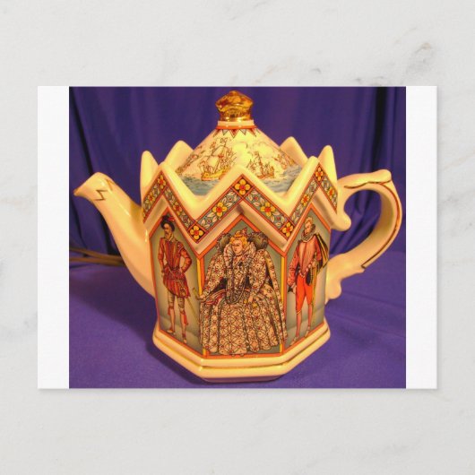 茶ワイシャツ ポストカード (正面)