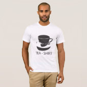 茶ワイシャツ Tシャツ (正面フル)
