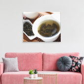 茶伝統的の湯中国の：烏龍茶 キャンバスプリント (インサイチュ (リビング))