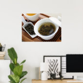 茶伝統的の湯中国の：烏龍茶 ポスター (ホームオフィス)