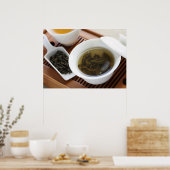 茶伝統的の湯中国の：烏龍茶 ポスター (キッチン)