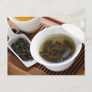 茶伝統的の湯中国の:烏龍茶 ポストカード