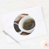 茶伝統的の湯中国の:烏龍茶 ラウンドシール (封筒)