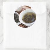 茶伝統的の湯中国の:烏龍茶 ラウンドシール (バッグ)