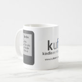 茶及びビスケット- Kindleのキーボードのマグ コーヒーマグカップ (正面左)