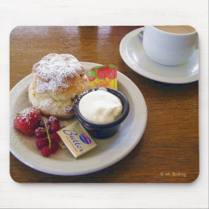 茶及びSconesのマウスパッド マウスパッド