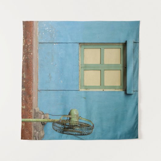 茶台扇 タペストリー (正面(横))