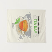 茶国際的の日 タペストリー (正面(横))