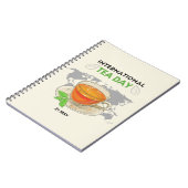 茶国際的の日 ノートブック (左側)