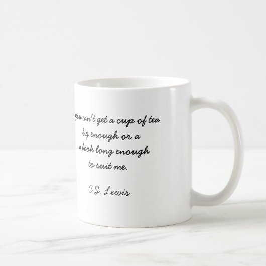 茶大きい/本の長いマグ コーヒーマグカップ (右)