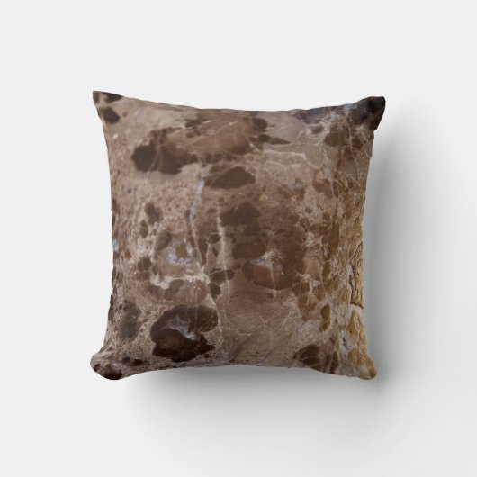 茶大理石デリカ#1 #wall #decor #art クッション (正面)