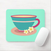 茶好きのカモミール茶 マウスパッド (マウス)