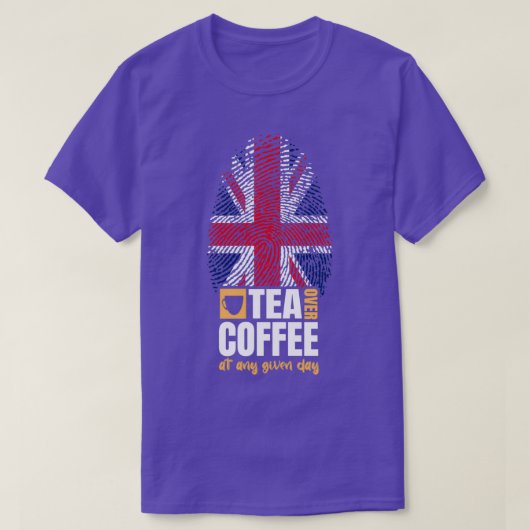 茶好き10 Tシャツ (デザイン正面)