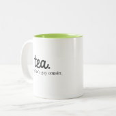 茶定義マグ ツートーンマグカップ (正面左)