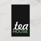 茶室のパンチカード ロイヤリティカード (正面)