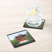 茶室中国のコースター スクエアペーパーコースター (インサイチュ)