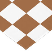 茶市松模様にと白 ショートテーブルランナー (コーナー)