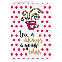 "茶常にですよいアイディア"