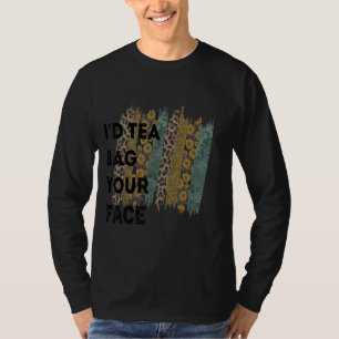 茶引用文ティーアクールディクティティーA茶4 Tシャツ