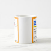 茶恋人のための茶規定のマグ コーヒーマグカップ (中央)