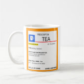 茶恋人のための茶規定のマグ コーヒーマグカップ (左)