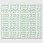 茶恋人茶は単語の雲をタイプします ラッピングペーパー (フラット)