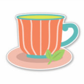 茶愛好家のためのペパーミント茶 シール (正面)