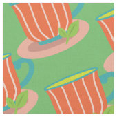 茶愛好家のためのペパーミント茶 ファブリック (クローズアップ)