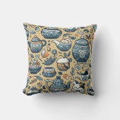 茶愛好家 クッション (正面)