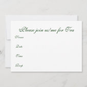 茶招待状の時間 招待状 (裏面)