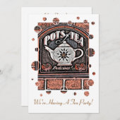 茶招待状 (正面/裏面)