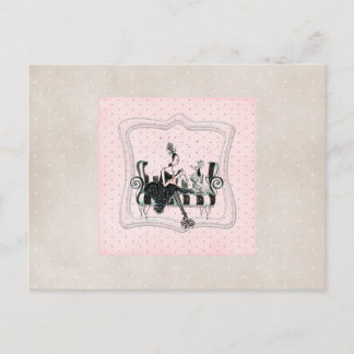 茶招待 インビテーションポストカード