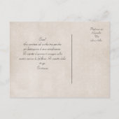 茶招待 インビテーションポストカード (裏面)