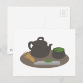 茶日本のの湯 ポストカード (正面/裏面)