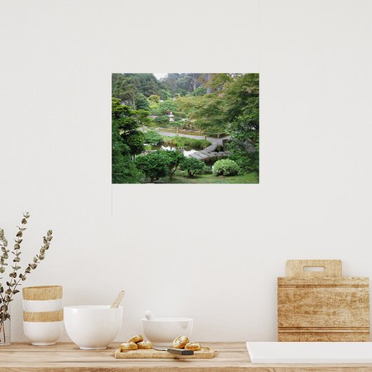 茶日本の園 ポスター (キッチン)