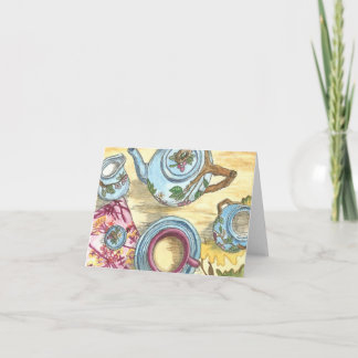 茶時間メッセージカード カード