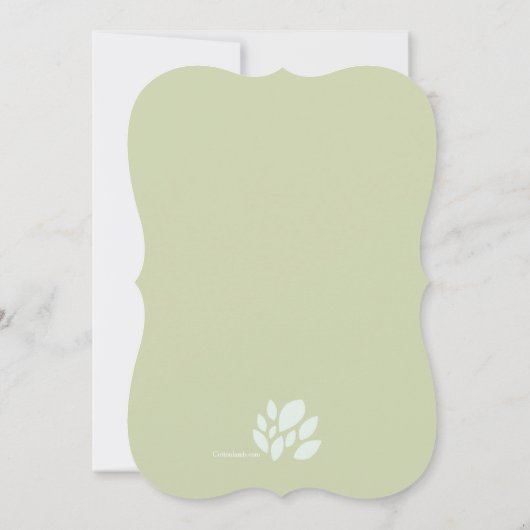 茶時間招待状 招待状 (裏面)