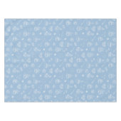 茶時間空気のような青 テーブルクロス (正面(横))