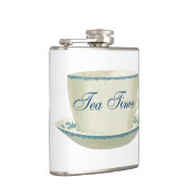 茶時間青いティーカップ フラスク (右)