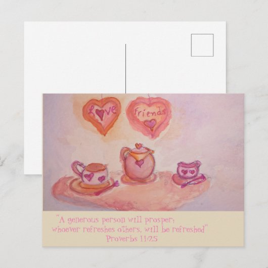 茶時間 ポストカード (正面/裏面)