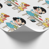 茶時間 ラッピングペーパー (角)