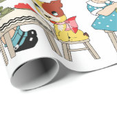 茶時間 ラッピングペーパー (ロールコーナー)