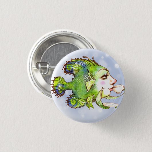 茶時間 缶バッジ (正面&裏面)